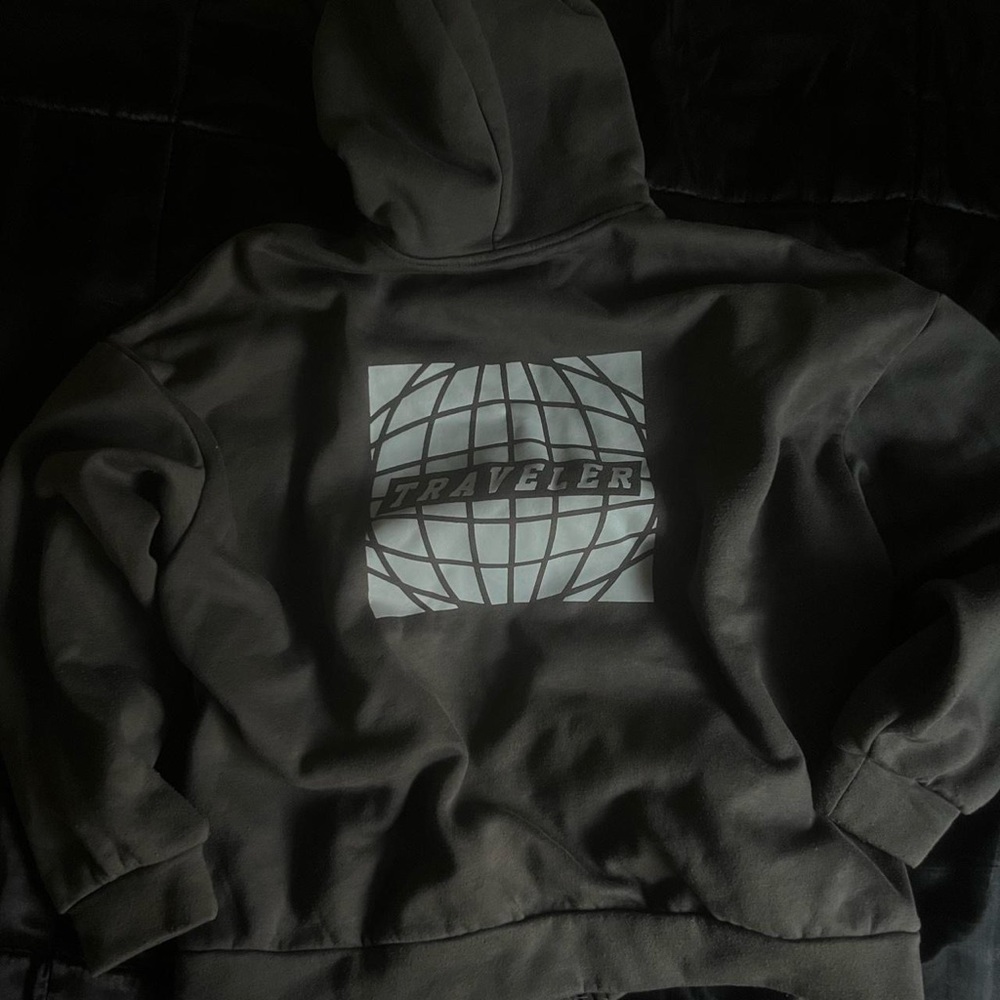Gray “Traveler” Zip Up